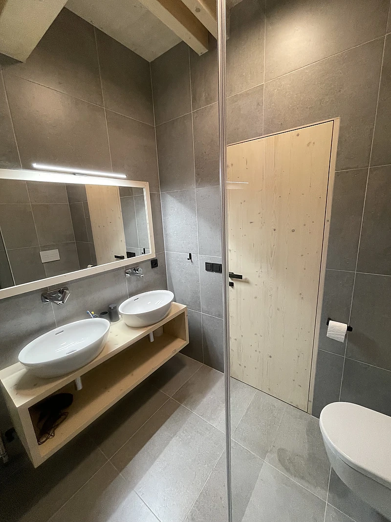 Bathroom with a shower
